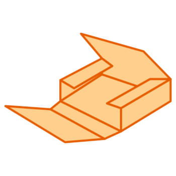 ผลิตกล่องชิ้นเดียว ราคาโรงงาน One piece folders